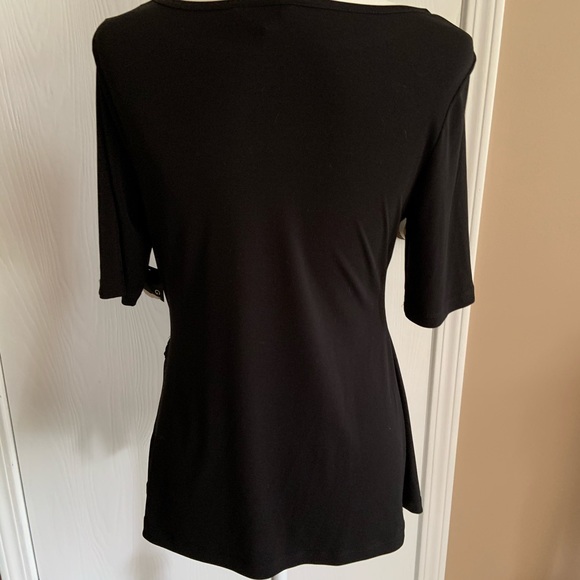 NWT George Black Top - Picture 2 of 7